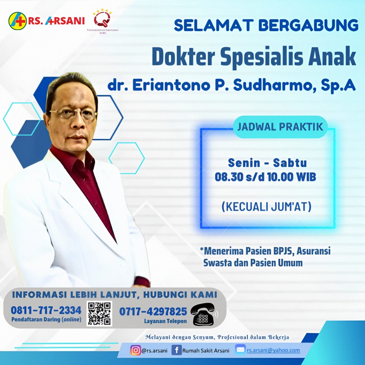 Foto dr. Eriantono P. Sudharmo, Sp.A